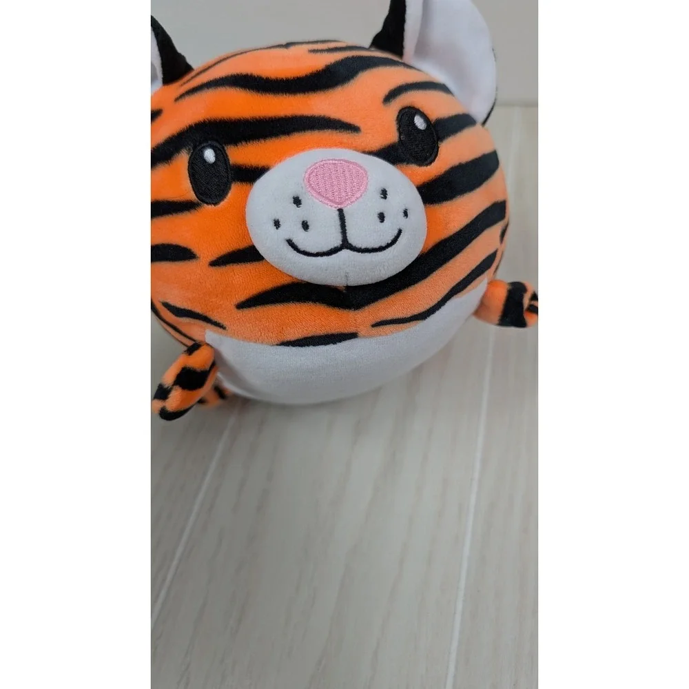 Fiesta Lil' Huggy Tevin Tiger Plush Orange Black Striped stacking stuffed toy